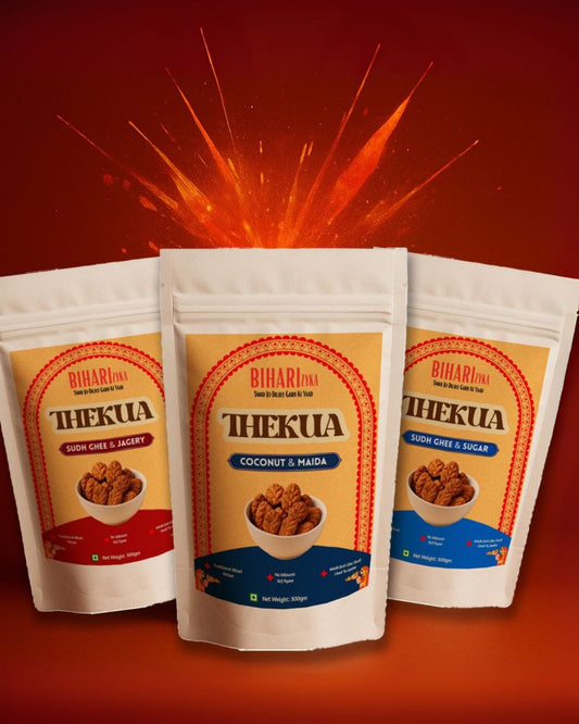 Taste of Bihar – Mixed Thekua Box (Set of 3 Flavors)